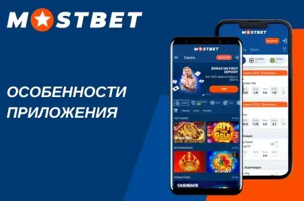 Мобильное приложение Mostbet Casino на смартфоне